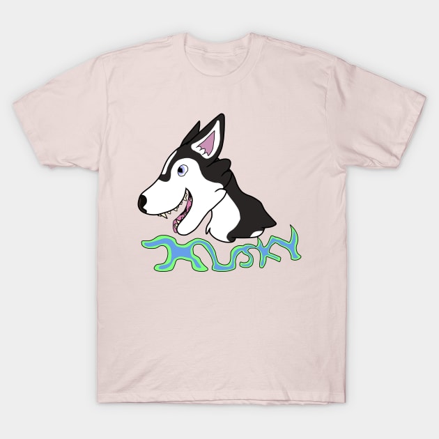 Husky Dog = Best Dog T-Shirt by Coat